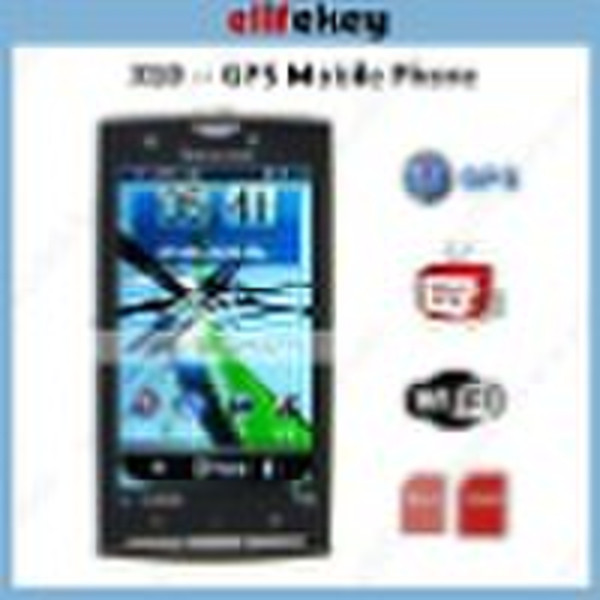 Sterne-X10 GPS Phone mit WLAN, TV, Skype, MSN, Gesicht