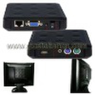 Network PC Station with one USB port