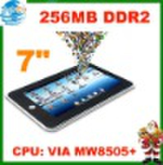 7 "Tablet PC: VIA MW8505 + 256MB DDR2 + WiFi + Webca