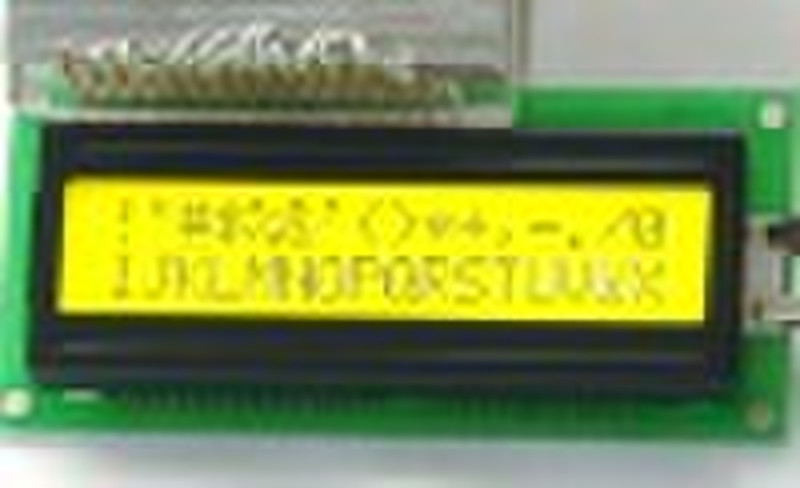 Fax, printers, telephone, radio LCD 16*2 ( yellow-