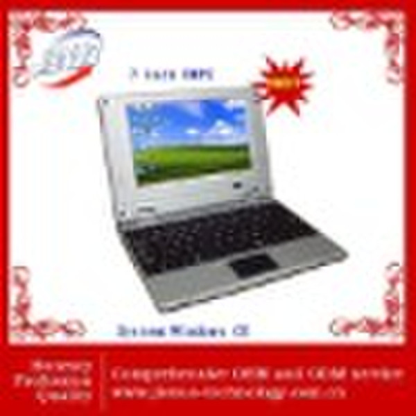 7-Zoll-preiswerter Laptop