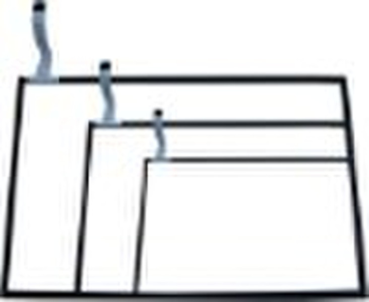 Suface capacitive touch panel LCD module