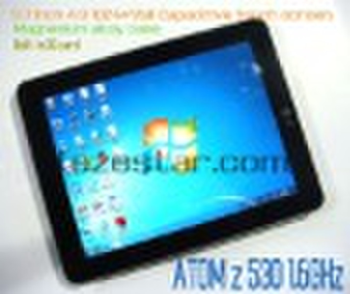 9,7-Zoll-Intel Atom Z530 Tablet PC Win7 Kapazitive