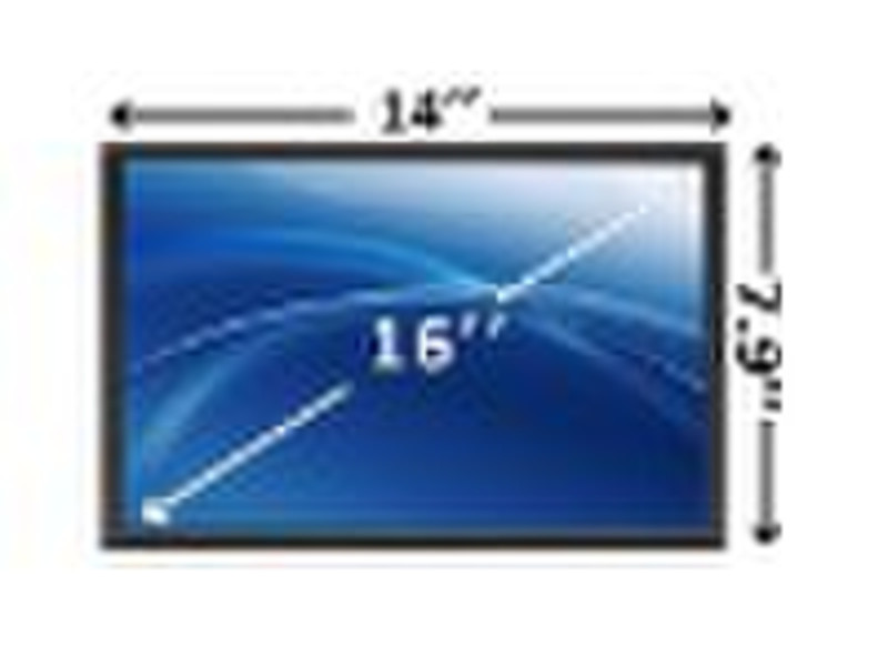 Ноутбуки ЖК-экран 16,0-дюймовый LTN160AT06 1366 * 768