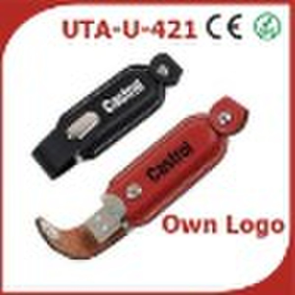 Leather  32GB  usb flash drive