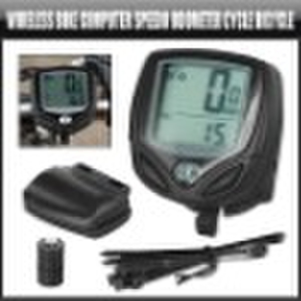 Wireless Bike Computer Speedo Odometer Cycle Bicyc