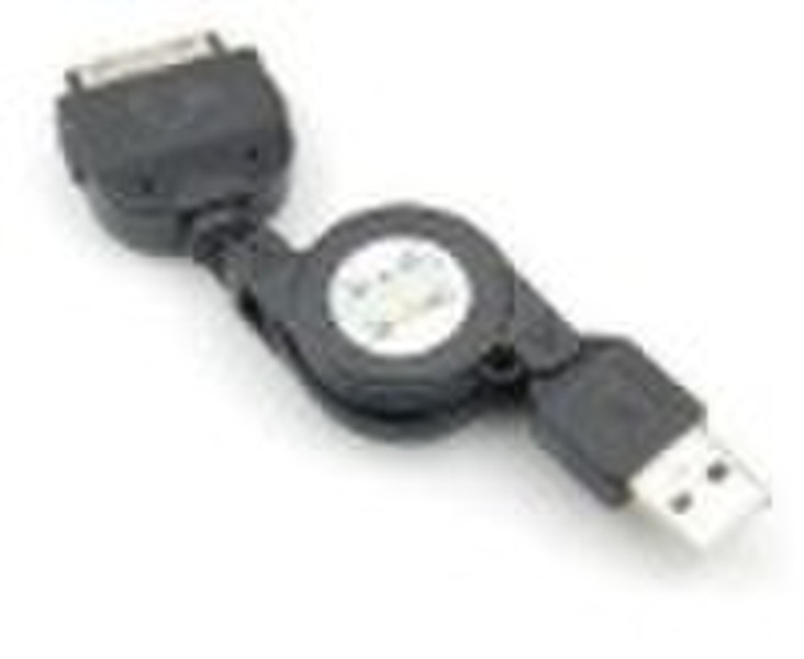 Retractable USB Sync Data Cable For iPod iPhone 2G