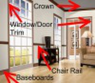 wood trim,wood molding,veneer MDF molding,casing,c