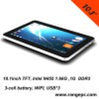 10,1 Zoll kapazitiven Touchscreen Tablet PC mit w