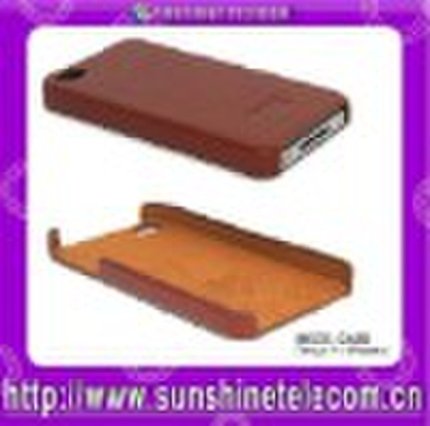 Leather cover for Apple Iphone 4, Cover for iphone