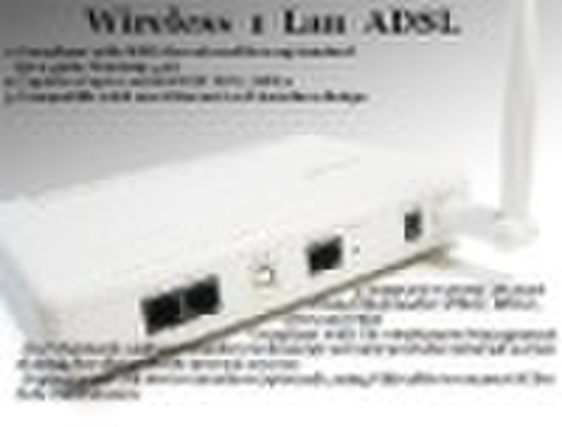 Привет мощности беспроводной ADSL-1 Лан