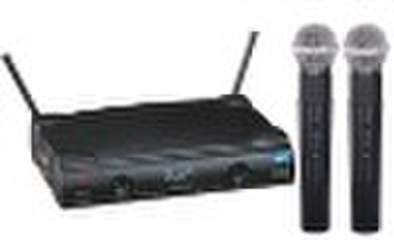 UHF500 Dual Channels Wireless Microphone