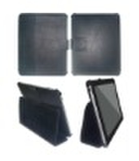 for iPad Folio Genuine leather case with stand