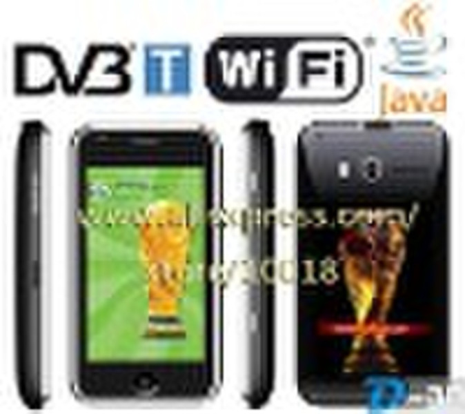 New Arrival! DVB-T Wifi Java Analog TV Dual sim 3.