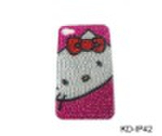 hello kitty designed bling cell phone for 4G case