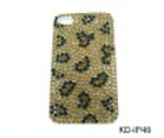 bling leopard designed cell phone for 4G case