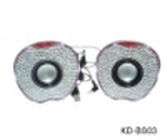 rhinestone apple shape PC speaker