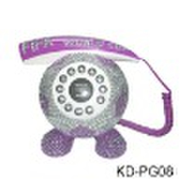 rhinestone football telephone