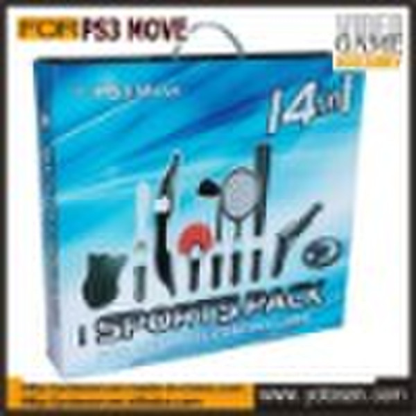 Für PS3 Move Sports Pack Kit 14 in 1