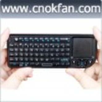 Mini drahtlose Bluetooth Tastatur mit Touchpad Fo