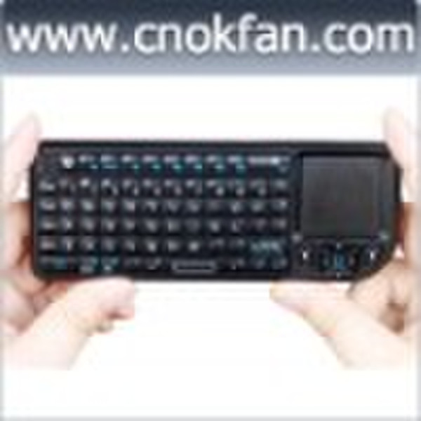 Mini drahtlose Bluetooth Tastatur mit Touchpad Fo