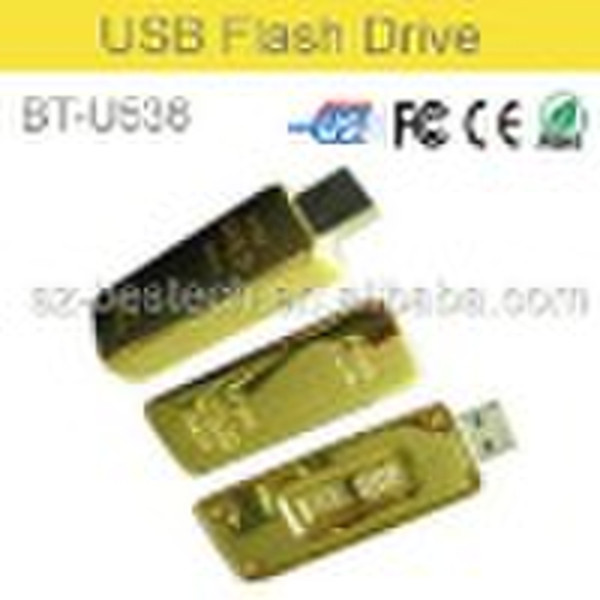 Best promotion Gift-Gold USB Flash Drive(BT-U536)