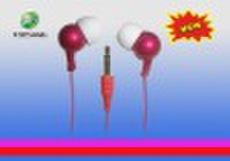 Colorful in-ear earphone