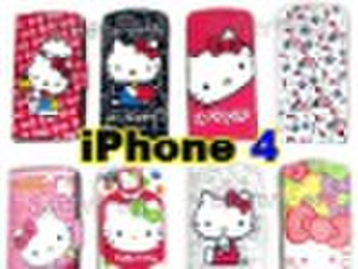 Hello Kitty Flip Leather case for iphone 4