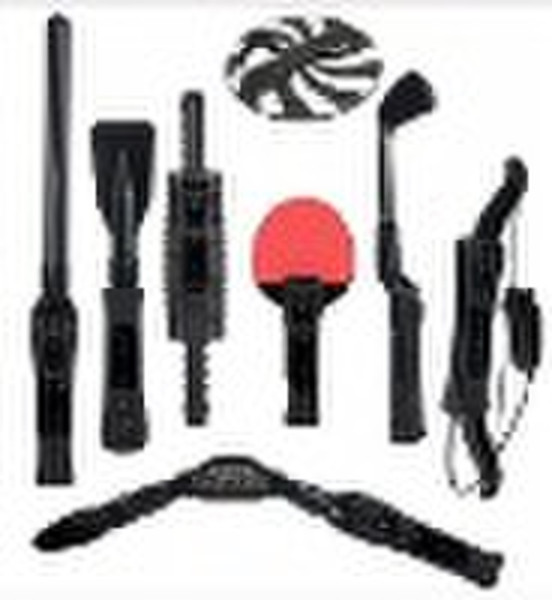 8 in 1 Sports Pack for Wii Sport Resort in Black