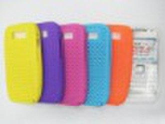 net/mesh/hole Silicone case,cell phone protect cas