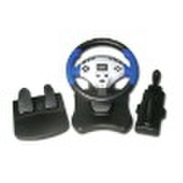 4 in 1 180 degree  STEERING WHEEL for pc,ps2 and N