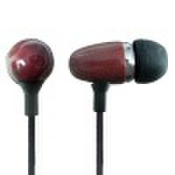 V-W101 wood mp3 earphone