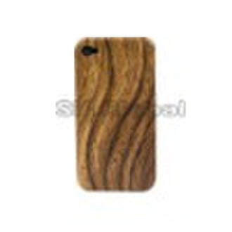 Wood shape hard case for iPhone 4