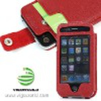 Leather Case for Apple iPhone 4