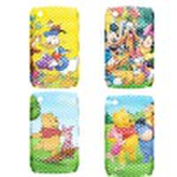 Mickey mouse grid hard cover case for iphone 3G/3G