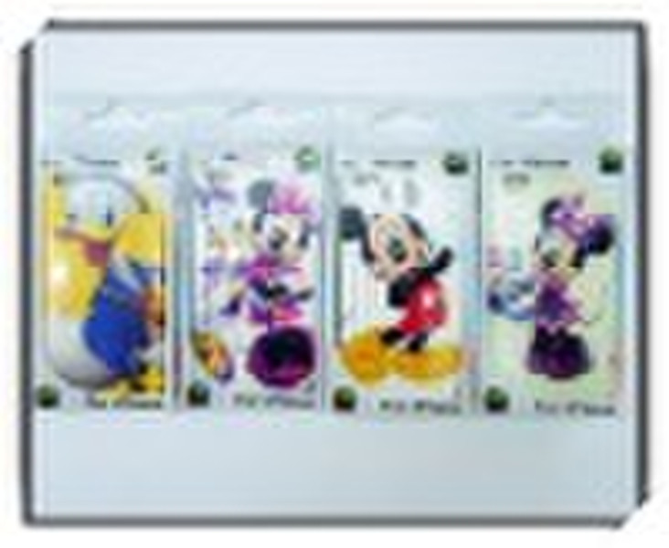 Cartoon hard back cover Case for iPhone 4G+Screen