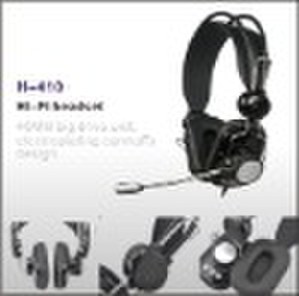 Double head band headset