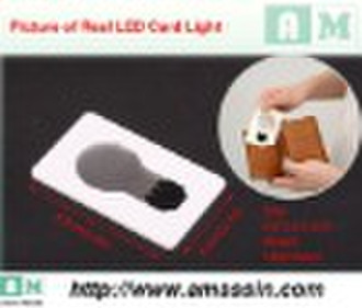 Portable advertising gift for LED, LED card light