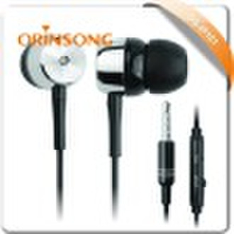 Gold Plating Retractable Headphone