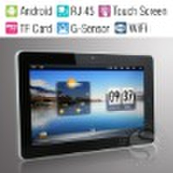 10-Zoll-Tablet PC MID mit Android 2.1 OS RJ45 Eth