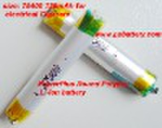 rechargeable lithium polymer battery 75400 120mAh