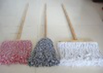 wooden handle Polyester cotton mop