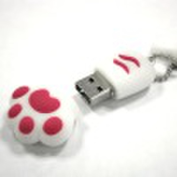 Promotion gift! Cat paw usb flash drive