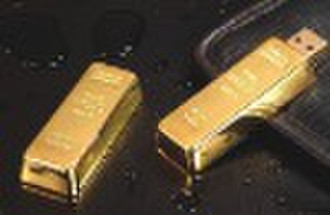 Gold bar usb flash disk,2-16GB