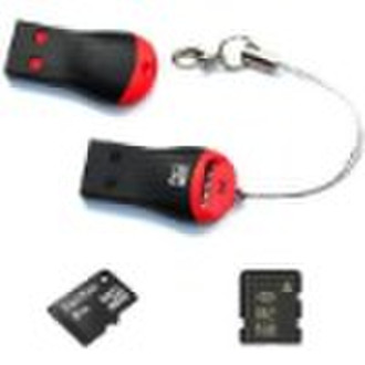 Newest Card Reader for TF/Micro SD & M2 Card,F