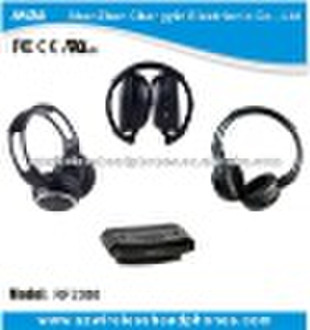 In car infrared stereo headset