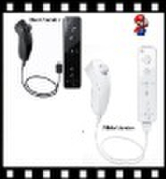 Для Wii Remote + Nunchuk контроллер для Wii, Remot