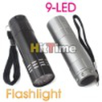 9 LED AAA Camping Hiking Torch Lamp Light Flashlig