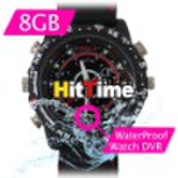 New Waterproof Watch Hidden Recorder Camera DVR 8G