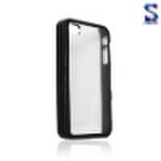 Hard plastic case with soft TPU for iphone 4G mobi